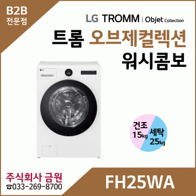 LG 트롬 오브제컬렉션 콤비타워 FH25WA