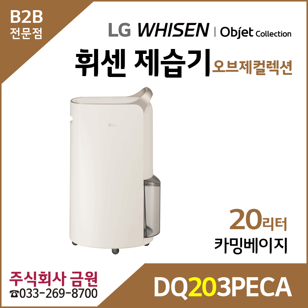 LG 휘센 오브제컬렉션 제습기 DQ203PECA